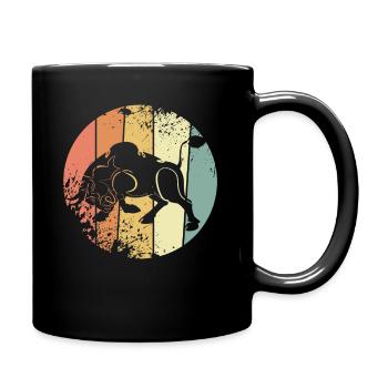 Taureau taureau - Mug uni - noir - Droite