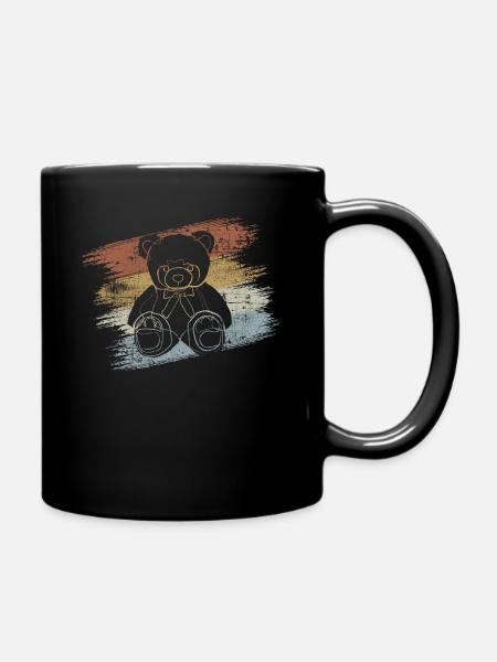 Teddy Teddy Bear - Full Colour Mug - black