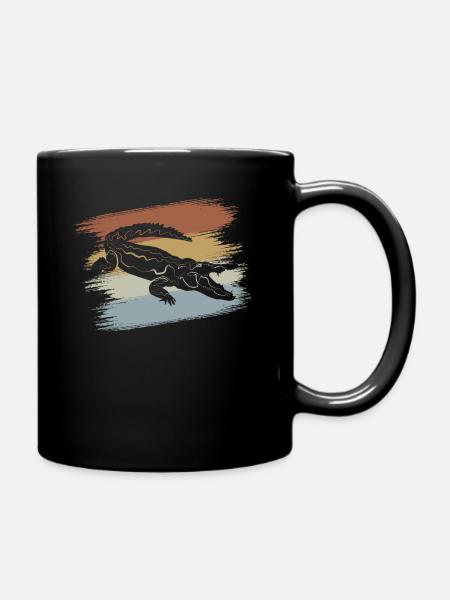 Crocodile - Mug uni - noir