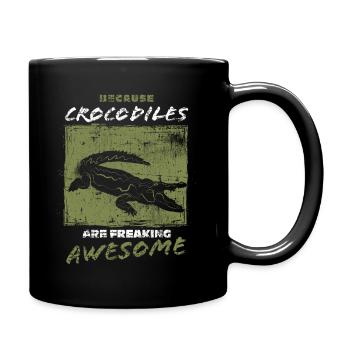 Alligator - Tasse einfarbig - Schwarz - Rechts
