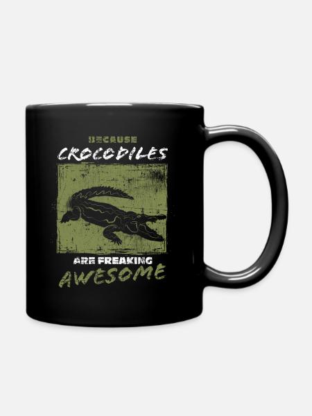 Alligator - Tasse einfarbig - Schwarz