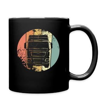 Poids lourds - Mug uni - noir - Droite
