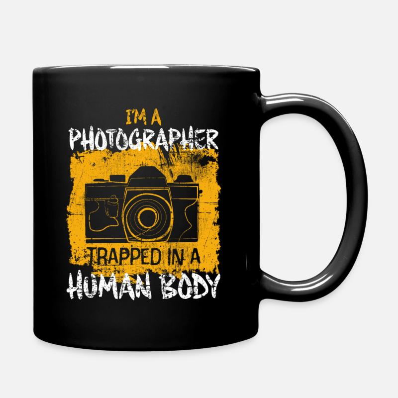 Kamera Fotograf - Tasse einfarbig - Schwarz