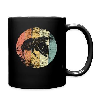 Hummel retro - Tasse einfarbig - Schwarz - Rechts