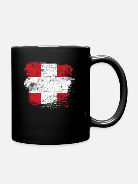 Suisse - Mug uni - noir