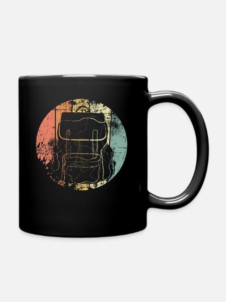 Backpacker Voyage - Mug uni - noir