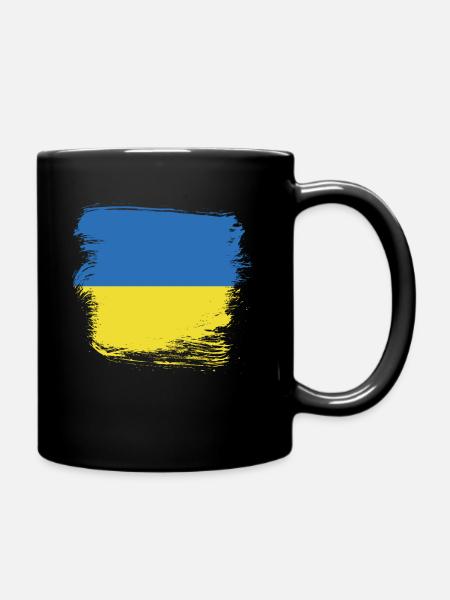 Ukraine - Full Colour Mug - black