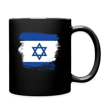 Israel - Tasse einfarbig - Schwarz - Rechts
