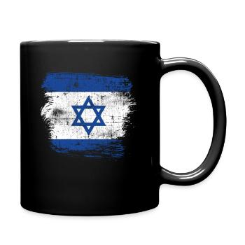 Drapeau d’Israël - Mug uni - noir - Droite