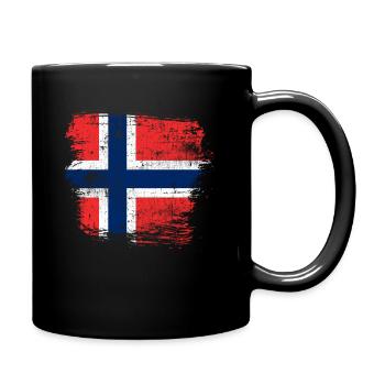 Norvège - Mug uni - noir - Droite