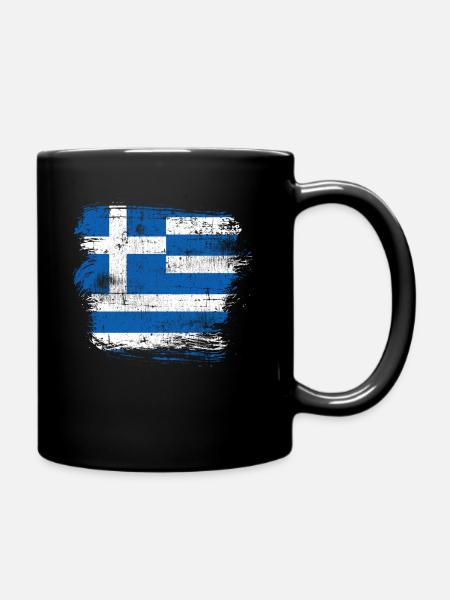 Grèce - Mug uni - noir