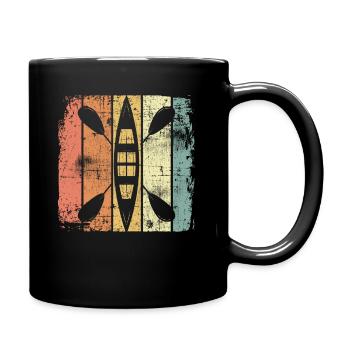 Kayak - Full Colour Mug - black - Right