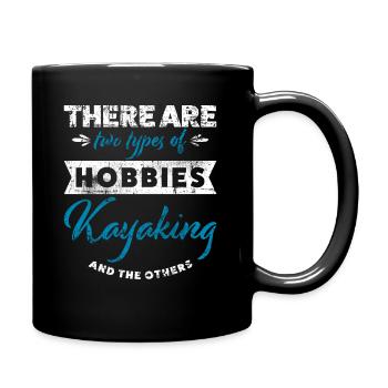 Kayak - Full Colour Mug - black - Right