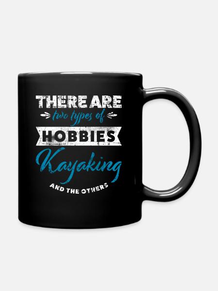 Kayak - Full Colour Mug - black