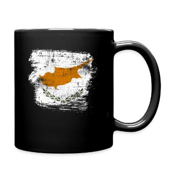Chypre - Mug uni - noir - Droite