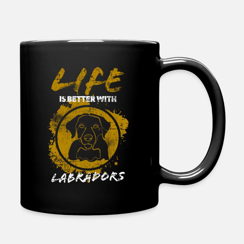 Labrador - Tasse einfarbig - Schwarz