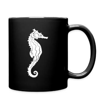 Hippocampe - Mug uni - noir - Droite