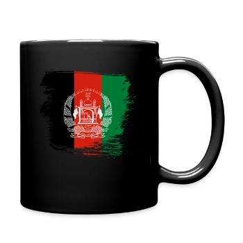 Drapeau de l’Afghanistan - Mug uni - noir - Droite