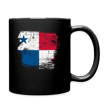 Panama - Tasse einfarbig - Schwarz - Rechts