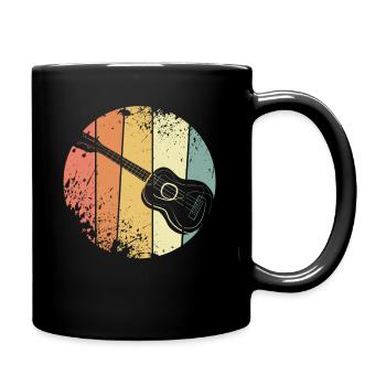 Ukulele - Tasse einfarbig - Schwarz - Rechts