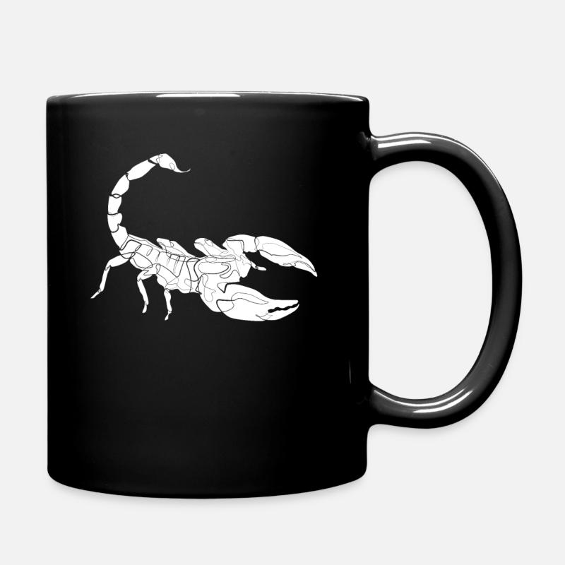 Skorpion - Tasse einfarbig - Schwarz