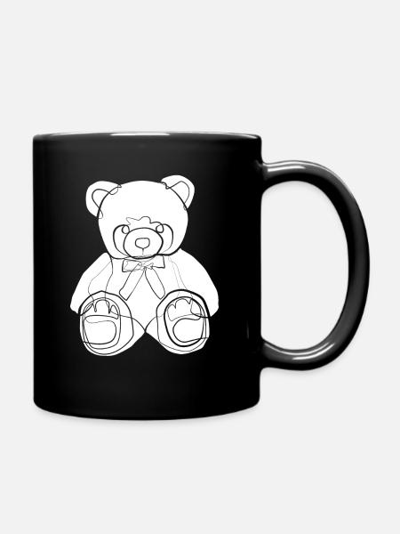 Teddybär Teddy - Mug uni - noir