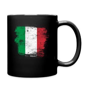 Italy - Full Colour Mug - black - Right