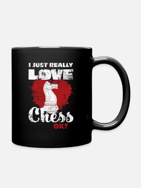 Chess - Full Colour Mug - black