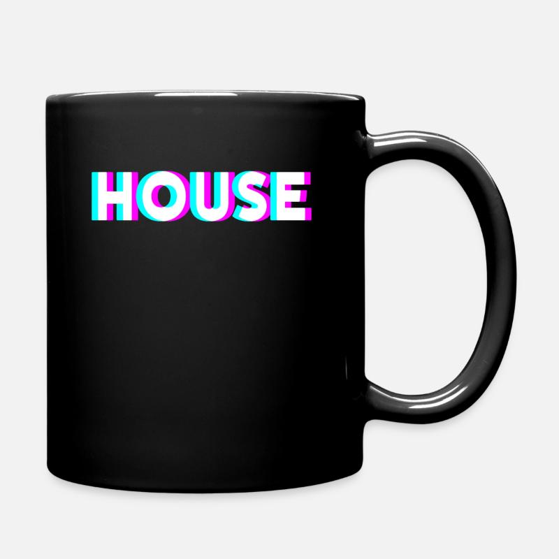 House - Mug uni - noir