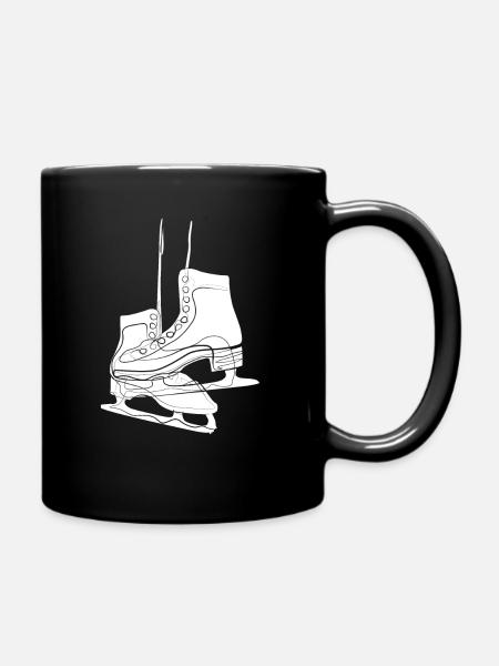 Patin à glace - Mug uni - noir