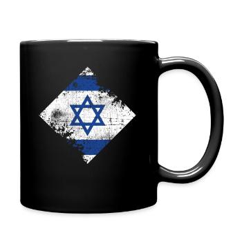 Israel - Tasse einfarbig - Schwarz - Rechts