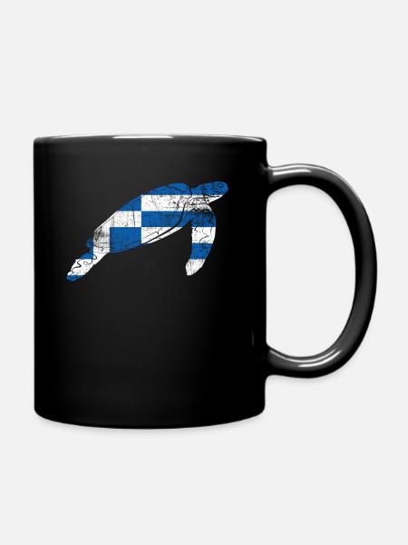 Grèce - Mug uni - noir