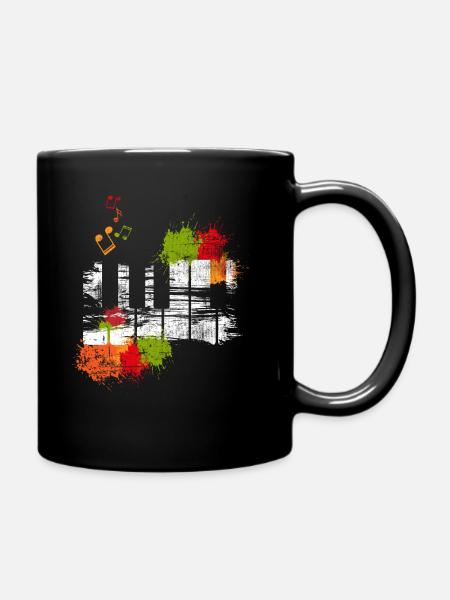 Piano - Mug uni - noir