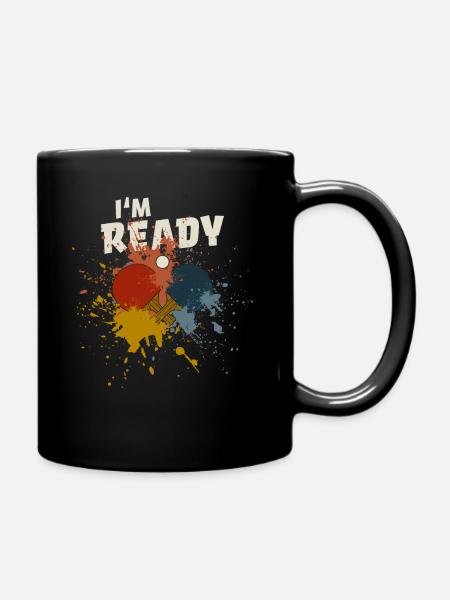 Ping-pong - Mug uni - noir