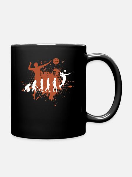 Volley-ball - Mug uni - noir