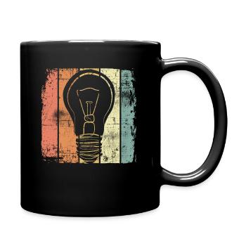 Nerd - Tasse einfarbig - Schwarz - Rechts