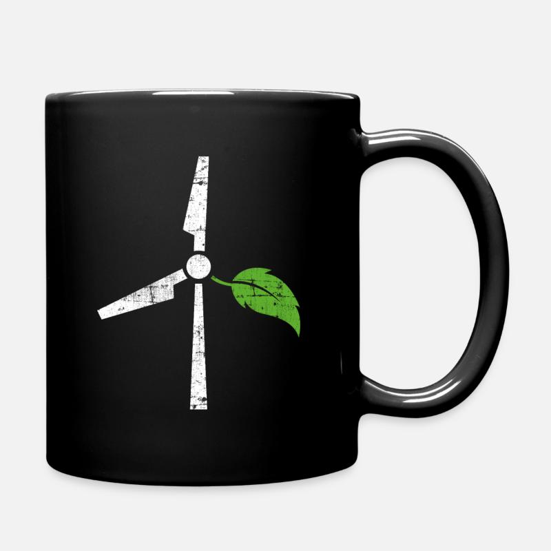 Protection de l’environnement éolien - Mug uni - noir