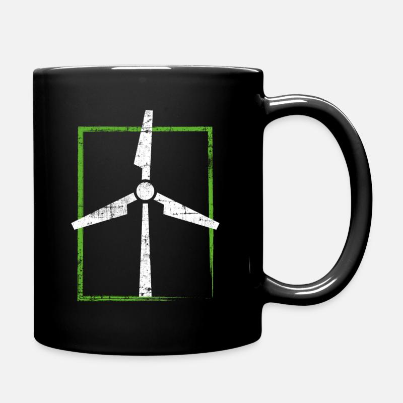 Énergie éolienne - Mug uni - noir