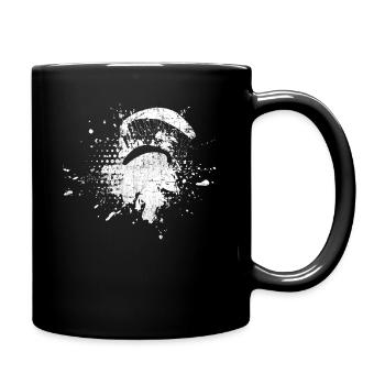 Gleitschirmfliegen - Tasse einfarbig - Schwarz - Rechts
