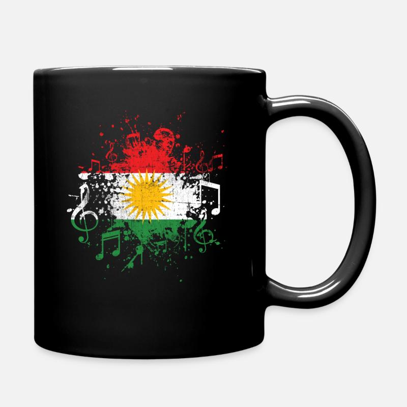 Kurdistan Musik - Tasse einfarbig - Schwarz