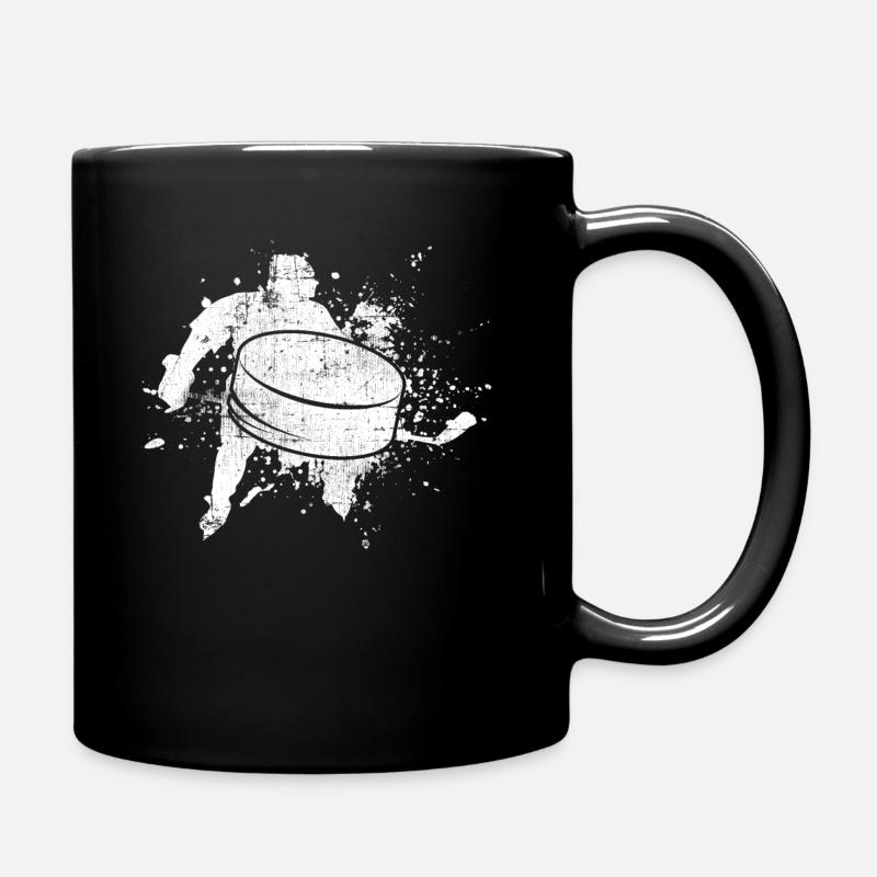Eishockey - Tasse einfarbig - Schwarz