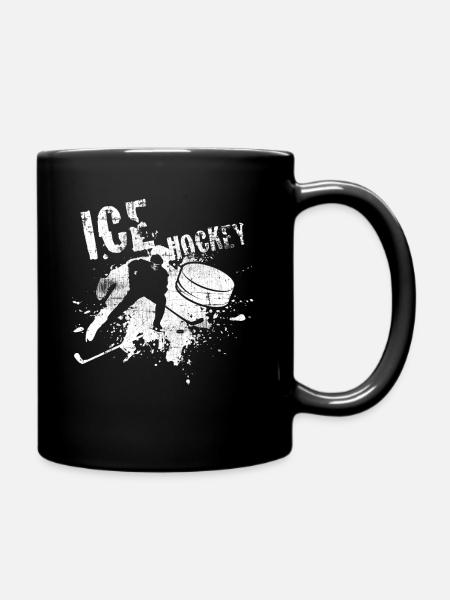 Eishockey - Tasse einfarbig - Schwarz