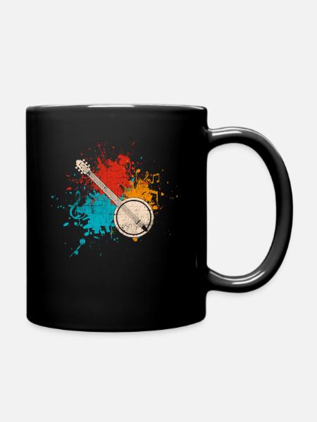 Banjo - Full Colour Mug - black