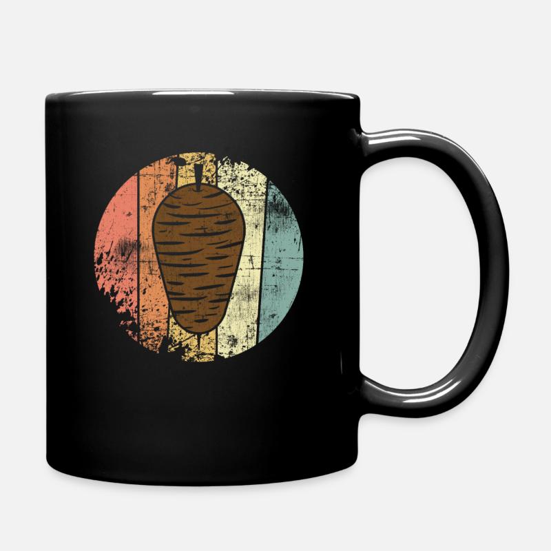 Döner - Tasse einfarbig - Schwarz