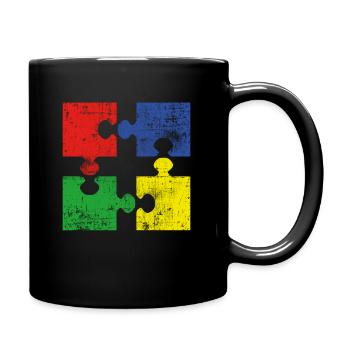 Puzzle - Full Colour Mug - black - Right