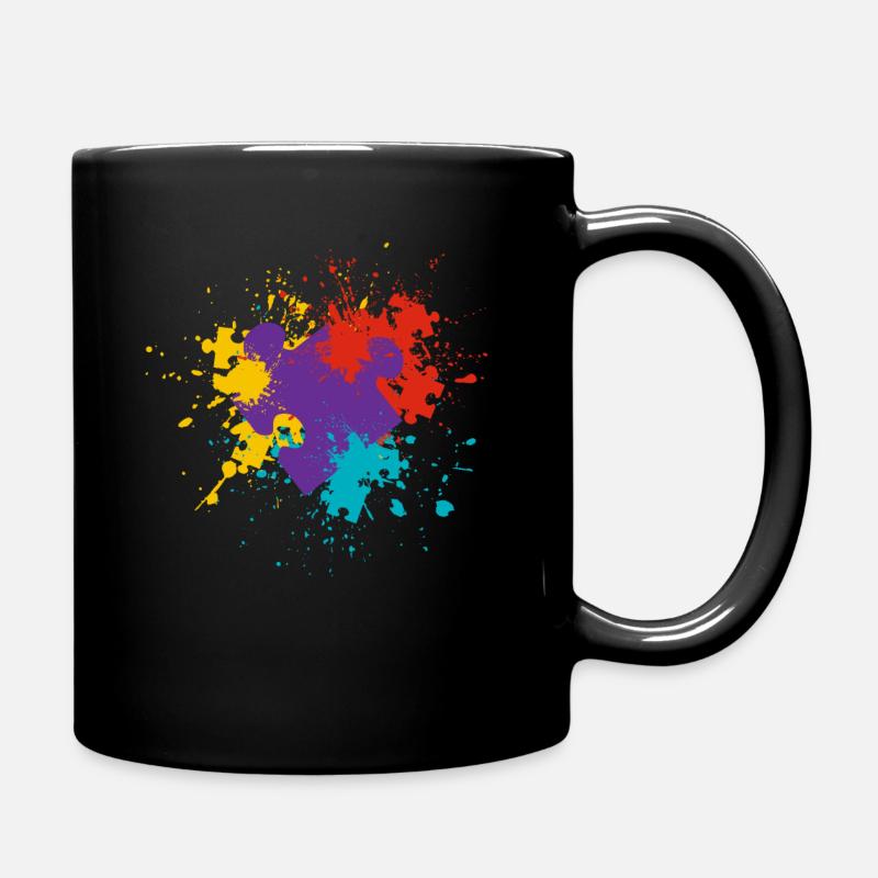 Puzzle - Mug uni - noir