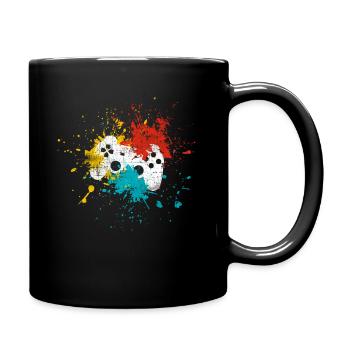 Jeux de jeu - Mug uni - noir - Droite