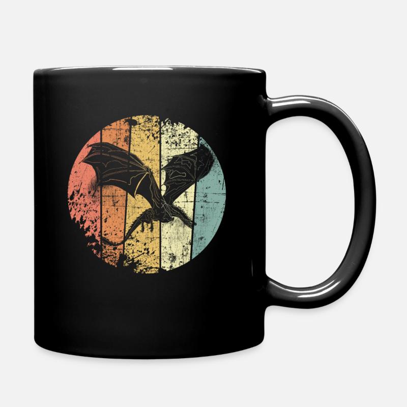 Drache - Tasse einfarbig - Schwarz