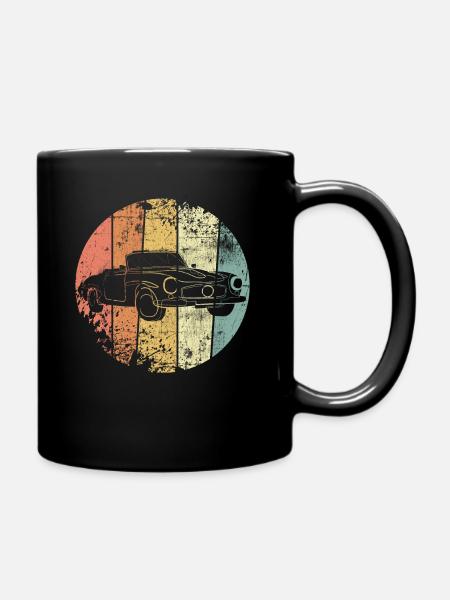 Oldtimer - Tasse einfarbig - Schwarz