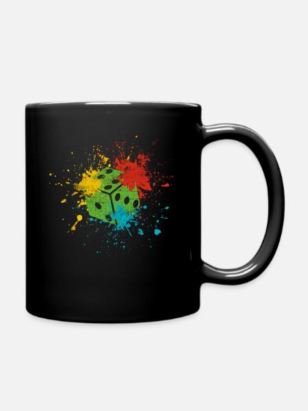 Cube - Full Colour Mug - black